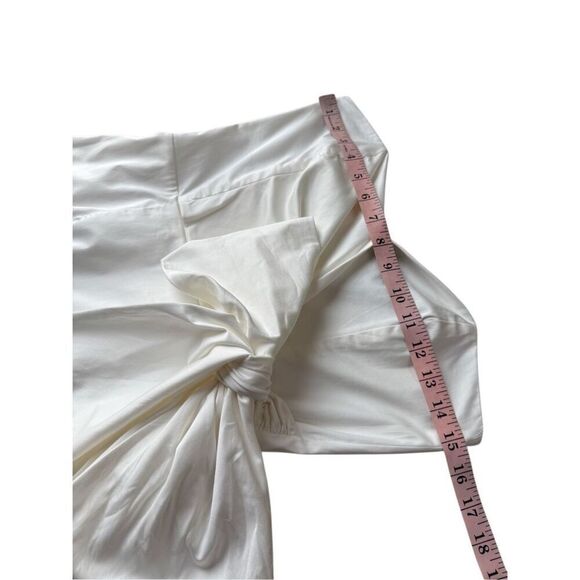 French Connection White Florida Summer Strapless Mini Dress Size 6 - Picture 8 of 12